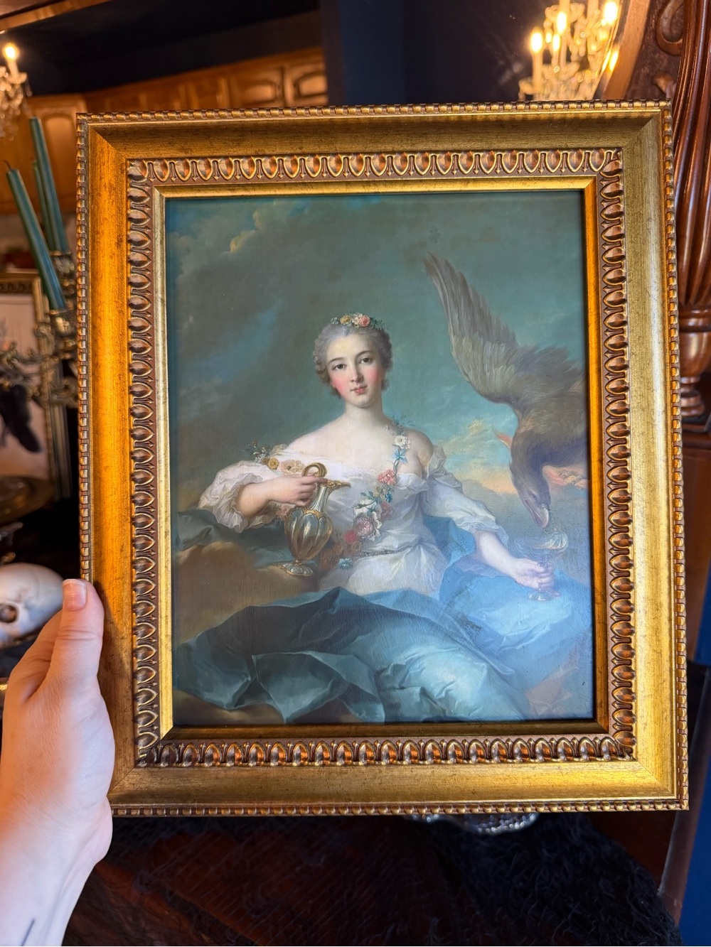 Gold Framed French Style Print